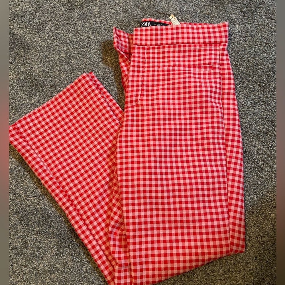 Zara cropped flare pants